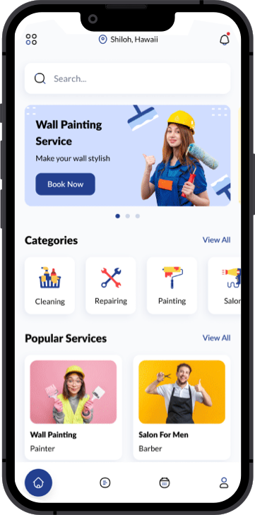 Service Booking App For Customers